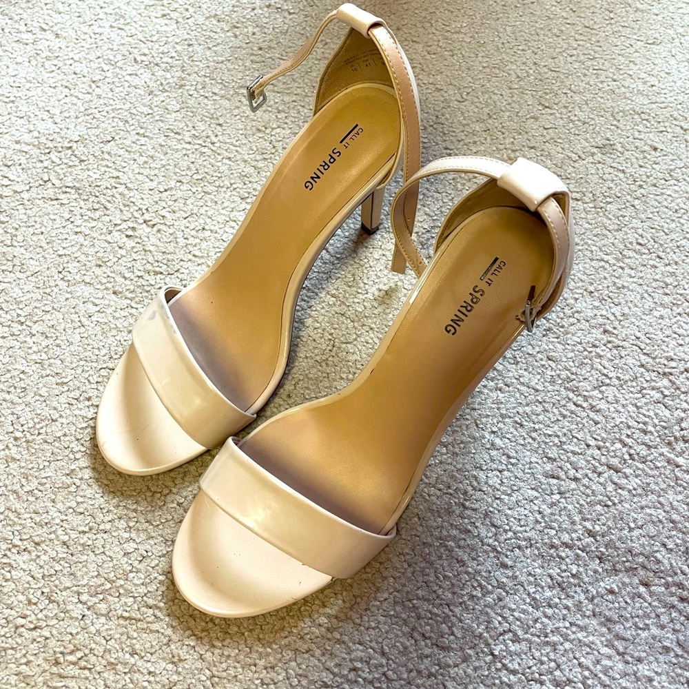 Nude Strappy Sandals